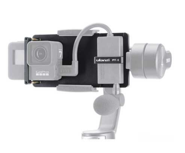 Ulanzi PT-6 Gimbal Microphone Adapter Plate for GoPro HERO7/6/5