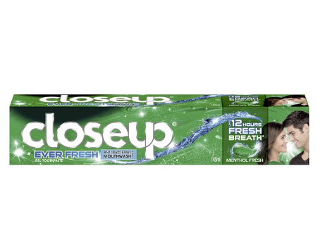 Closeup Gel Toothpaste with Antibacterial Zinc Menthol Fresh 145ml