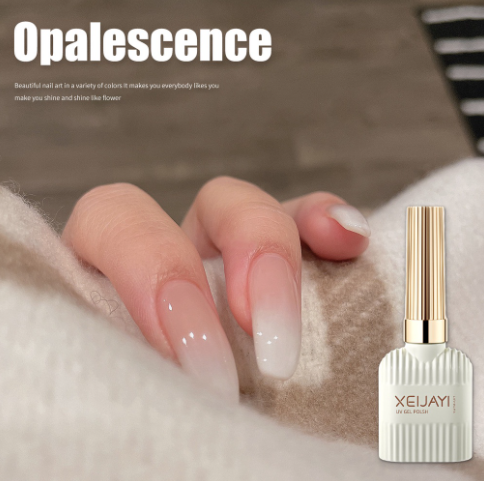 Protein Color Nail Polish Glue Milky Gel New Milky White Nail Polish Glue 15ML