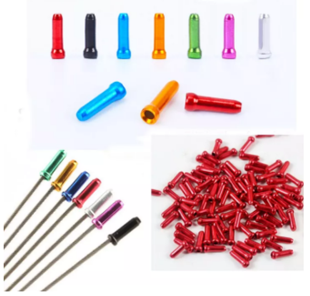 High Quality Cycling Crimps Bicycle Accessories Shifter Cable Cover Aluminum Alloy Bike Brake Wire End Cap
