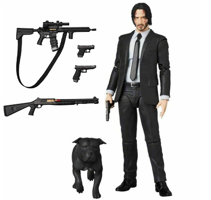 Mafex 085 John Wick Chapter 2 Action Figure New Medicom Toy 16cm Xmas Gift Toys