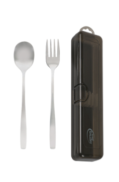 Home Gallery High Grade Plated Inox Stainless Steel Cutlery Set with Case 2.5mm Thickness