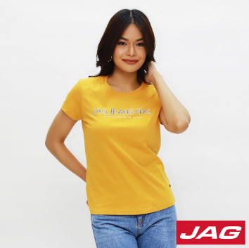 Jag Ladies Round Neck Relaxed Fit T-Shirt