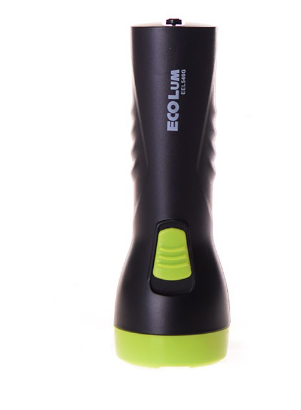 Ecolum Hand-Held Rechargeable Flashlight - Green - EEL546G