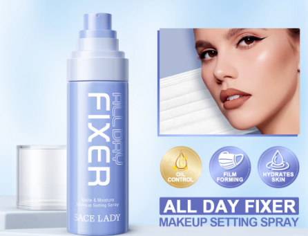 SACE LADY Makeup Setting Spray Waterproof Oil Control Long Lasting Matte Lock Face Hydrates Cosmetics