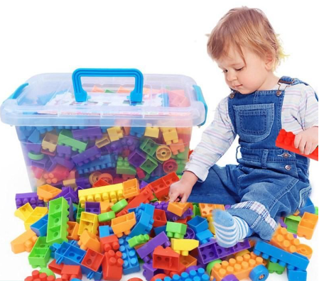 Educational Big Blocks Set Blocks In Container or BAG-XQT-333A