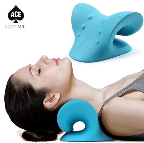 HomeAce Cervical Spine Stretch Gravity Muscle Relaxation Traction Neck Stretcher Shoulder Massage