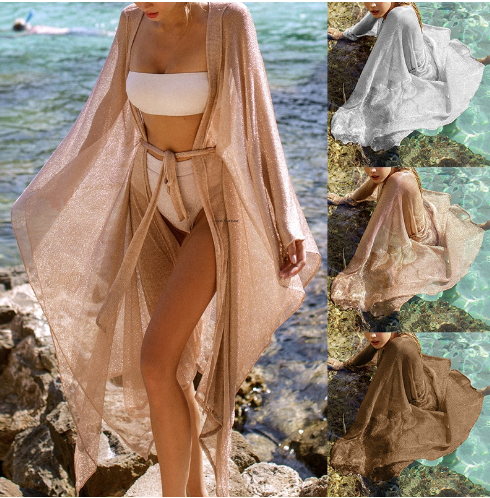 Women Chiffon Kimono Beach Cardigan Bikini Cover Up