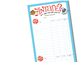 Anyare Expense Tracker - Daily Planner Notepad by Inky Livie (60 Leaves)