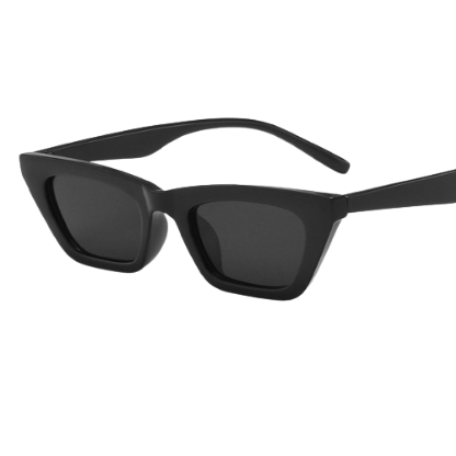 Lovito Women Basic Sunglasses LNA28274 (Black)