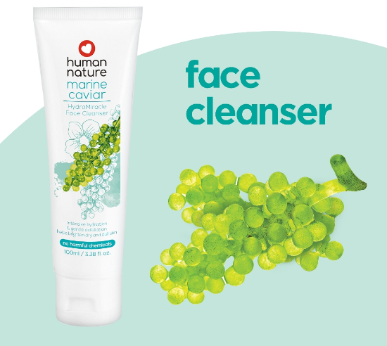 Human Nature Marine Caviar HydroMiracle Face Cleanser 100ML