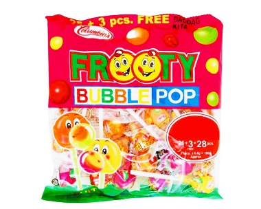 Columbia's Frooty Bubble Pop 28's