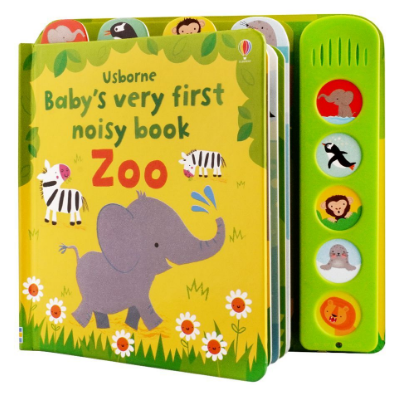 Baby's Very First Noisy Book: Zoo (Board Book) by Fiona Watt