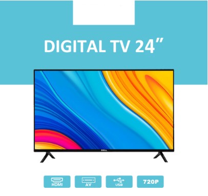 Flat Screen TV 24 Inch LED TV with HDMI Port