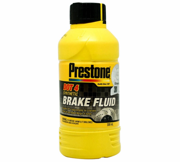 Prestone Dot 4 Synthetic Brake Fluid 300ml for Extended Fluid Life