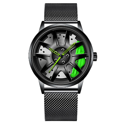 POSHI Quartz Business Wacthes Men's Stainless Steel Wheel Hub Waterproof Wristwatch Men Watch Relo Ng Kalalakihan 5