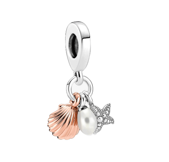 Turtle 925 Silver Pandora Dangle Charm Three In One Pendant Decoration For Bracelet Dream Catcher Beads S29