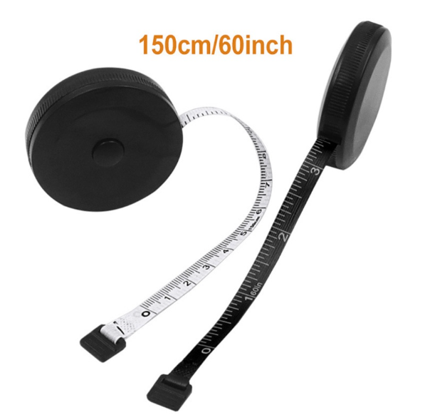 Tape Measuring Tool 60inch Body Tailor Tape Ruler Measure for Sewing Tailor Fabric Measurements Tape Retractable