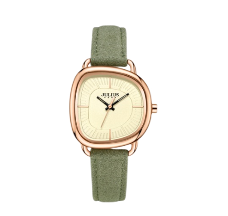 JULIUS New Korean Style Oval Square Fashion Simple Women's Watch JA-1393 4