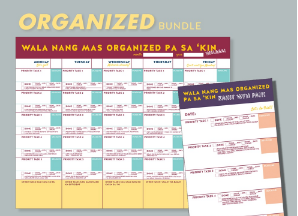 Organized Bundle - Planner Notepad by Inky Livie (2 Pcs Planner)