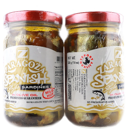 Zaragoza Spanish Style Sardines in Olive Oil 2 x 220g