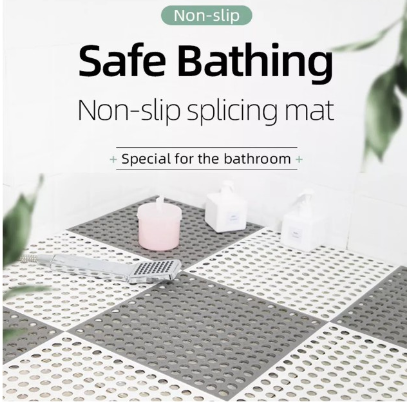 Batmats Carpet Square PVC Home Kitchen Floormat for Toilet Puzzle Mat Bathroom Accessories-Z512