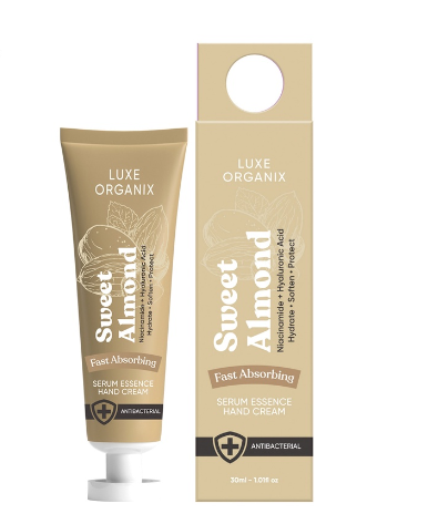 Luxe Organix Sweet Almond Serum Essence Hand Cream 30ml