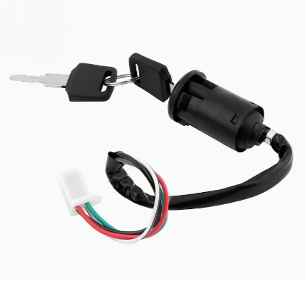 1pc Universal Motorcycle Ignition Switch, Waterproof Electric Door Lock Electric Start Atv Key For Honda Yamaha Kawasaki Suz