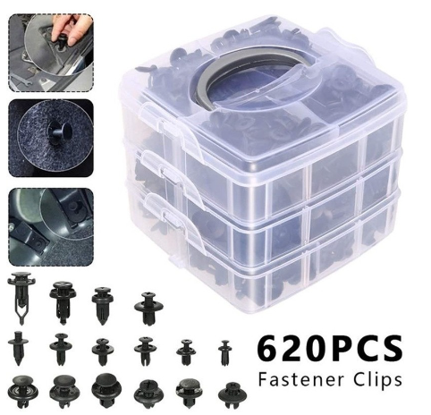 635pcs Box Car Clips Rivet Fastener Retainer Auto Body Clips Accessories Clip