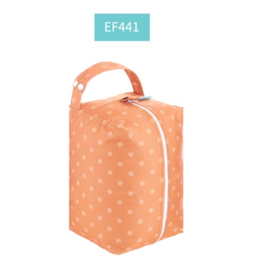 Happyflute Baby Cloth Diaper Bag Waterproof Washable Reusable Wetbag Fashion Diaper Pods Can Hold 5-10Pieces AIO Diapers S19