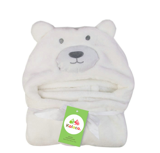 Baby Coral Fleece Cartoon Bath Towel Baby Warm Cloak Baby Cute Bath Towel BT25