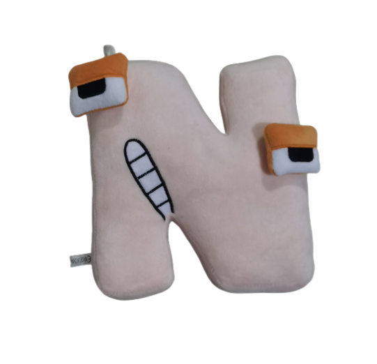 26 Alphabet Legend Plush Toy 0-10 Number Pillow Building Block Doll Children Birthday Party Gift N