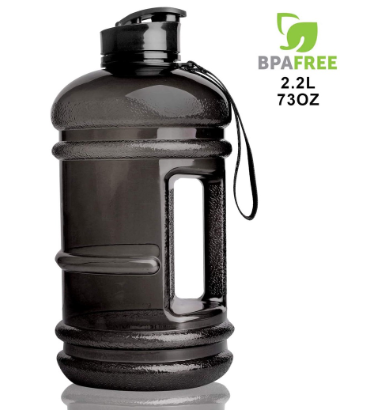 2.2L Big Water Bottle Half Gallon Bottle Gym Sport Tumbler for Camping Hiking Outdoor Activities