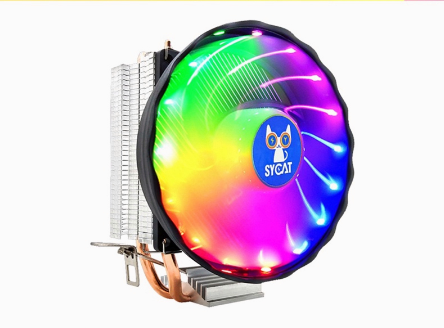 CPU Cooler Computer CPU Radiator AMD CPU/Intel Cooler CPU Heatsink Case RGB Fan PC Case Fan Cooling