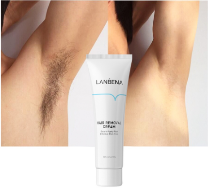 LANBENA Hair Removal Cream Painless Flawless Shaving Hair Natural Whitening Personal Care 100g