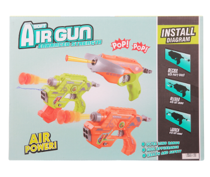 Air Power Green Blaster Set with Front Grip
