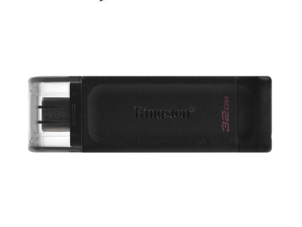 Kingston DataTraveler 70 32GB USB 3.2 Gen 1 speed USB-C Flash Drive (DT70/32GB)