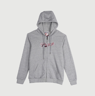 Petrol Basic Ladies Jacket with hoodie and pocket for Women Regular Fitting 121158 (Heather Gray)