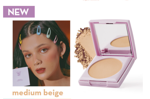 Happy Skin Stay Fresh Weightless Pressed Powder SPF 20 in Medium Beige