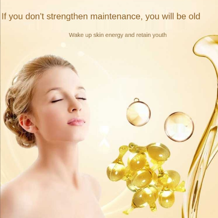 1 PCS Skin Care Face Serum Collagen Moisturizer Anti Aging Beauty Skin Brightening Cream Red Blood Soft Capsule