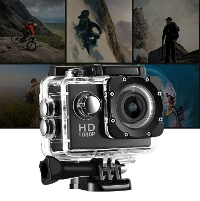 TECHZONE- Sports Cam HD Action Camera 1080p with 2.0 Screen Wi-Fi connection