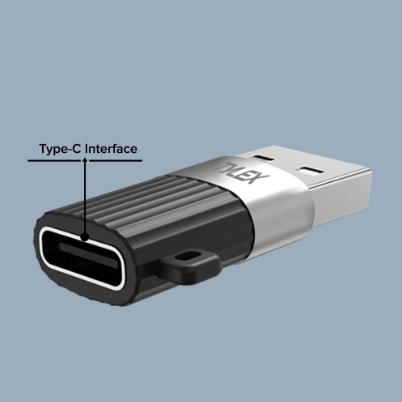 Tylex XO168E Mini Adapter Type-C to USB Adapter Data Transfer & Charging 2.4A Converter