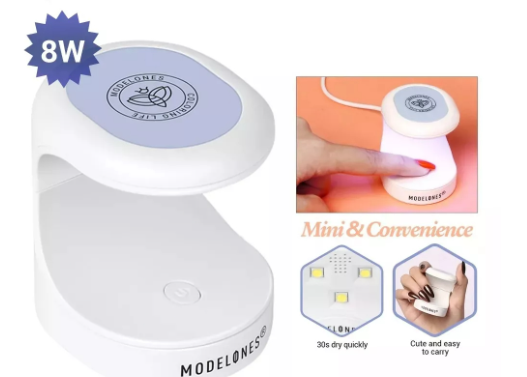 MODELONES UV Light Nail Dryer Mini LED Dryer Curing Manicure Tools 6w Portable USB Charge