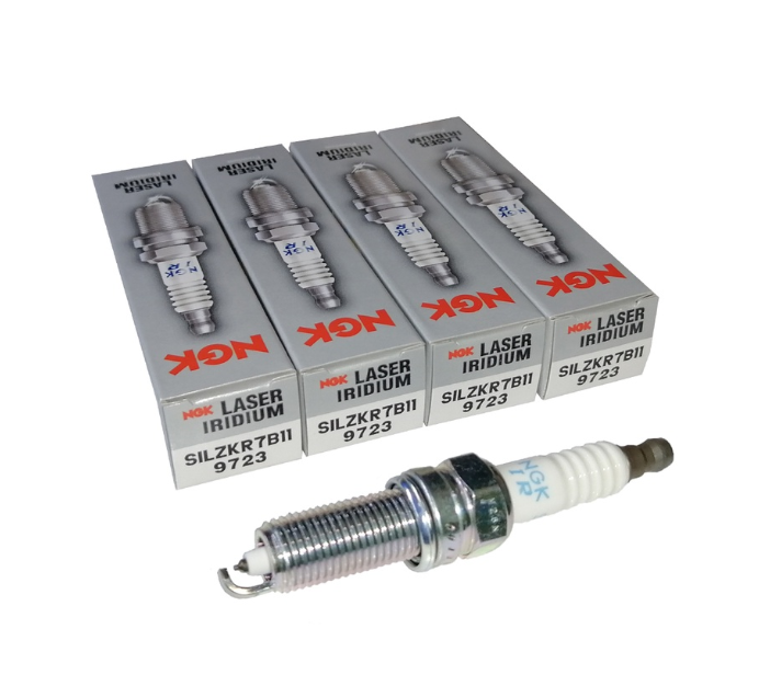 NGK Spark Plug Laser Iridium (SILZKR7B11) 4 Pieces