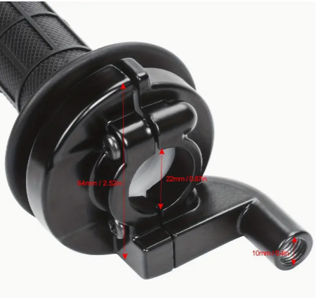 Universal 7/8" Motorcycle Throttle Grip and Cable Set - Durable Plastic, Perfect for Motocross, Pitbike & Dirt Bikes Motorcycle Accessories Harley Motorcycle Accessories