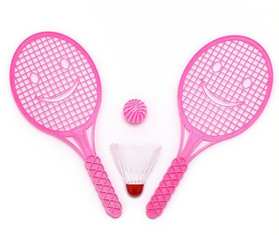 WEIJIAOTT Kids Tennis Racket Badminton Bat Baby Sports Parent-Child Sports Educational Toy