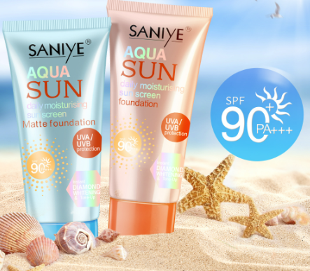 SANIYE Beauty Skin Care Facial Sunscreen Cream Spf 90+ R1208 / R1190 / R1213