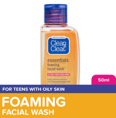 Clean & Clear Essentials Foaming Facial Wash 50ml