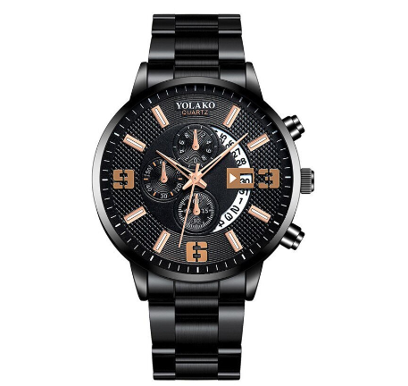 Original POSHI Men's Watches Top Brand Luxury Quartz Men Sports Watch Stainless Steel Military Waterproof Watch For Men Fashion Casual Watch M8