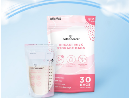 Cottoncare(30pcs) Breast Milk Storage Bag newborn baby